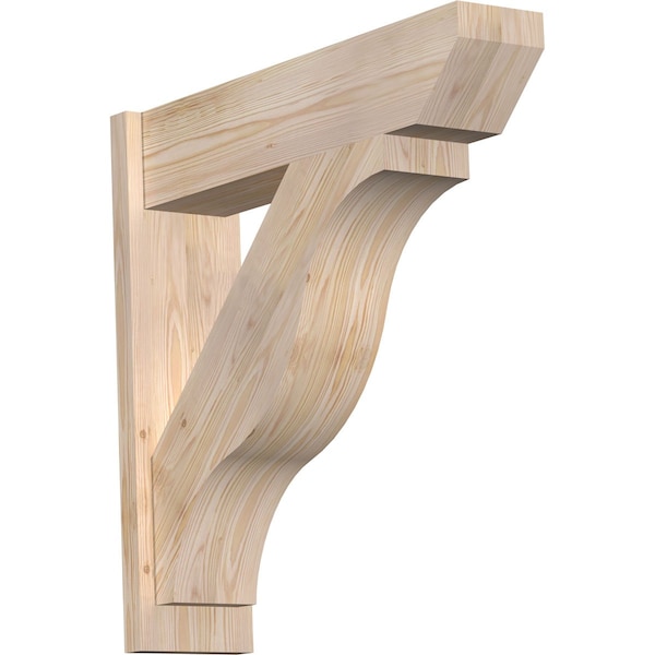 Ekena Millwork Funston Slat Smooth Outlooker, Douglas Fir, 7 1/2"W x 30"D x 30"H OUT08X30X30FST06SDF - main